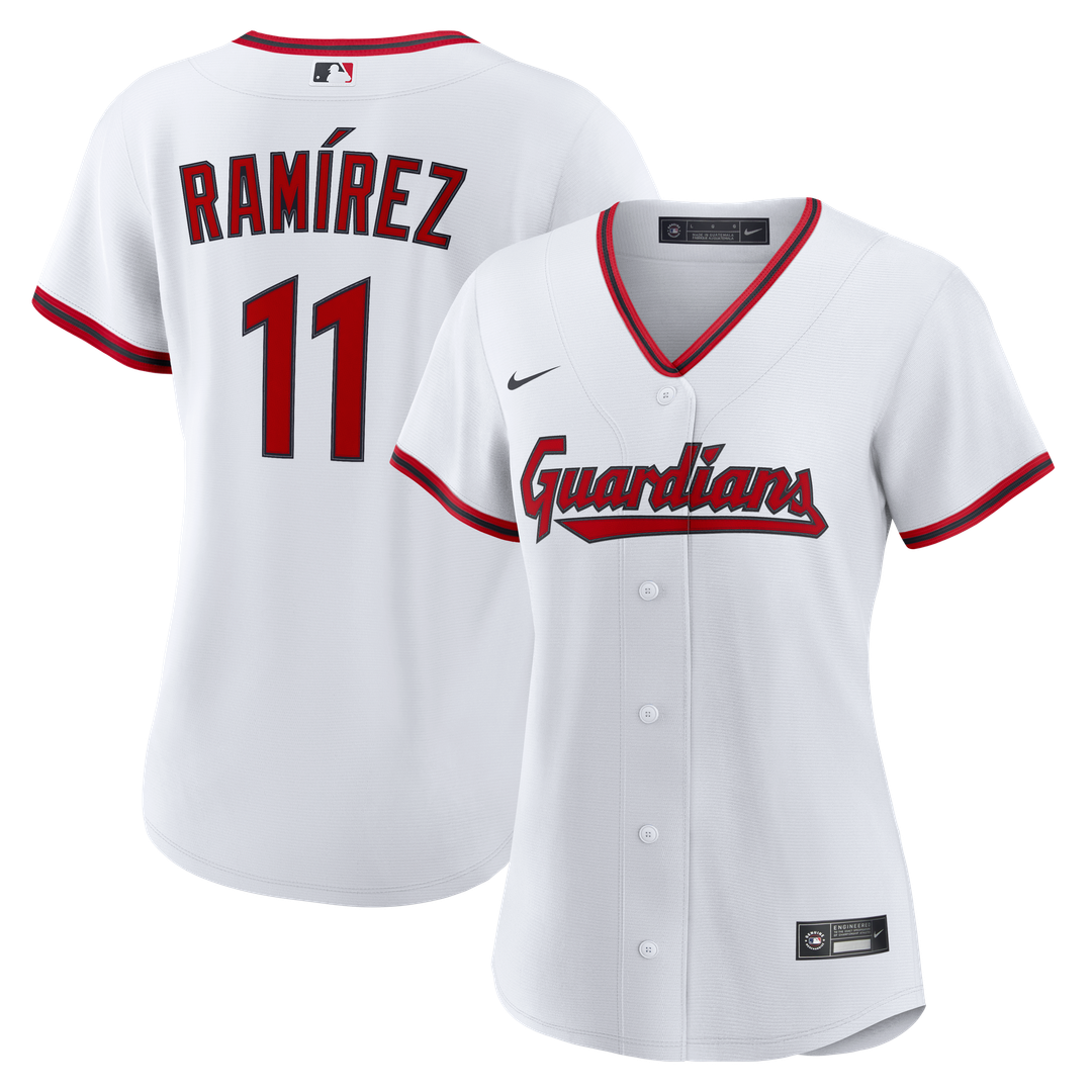 Cleveland Guardians José Ramírez Women's Home Replica Jersey (White)