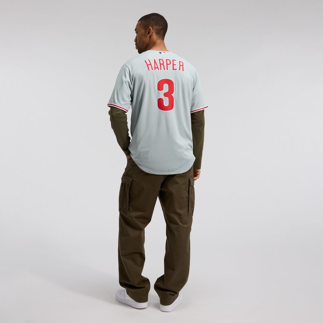 Philadelphia Phillies Bryce Harper Road Replica Jersey (Gray)