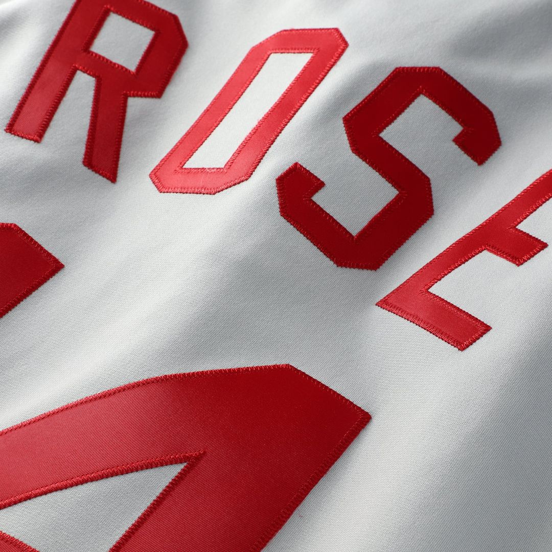 Cincinnati Reds Pete Rose 1976 Authentic Jersey (Gray)