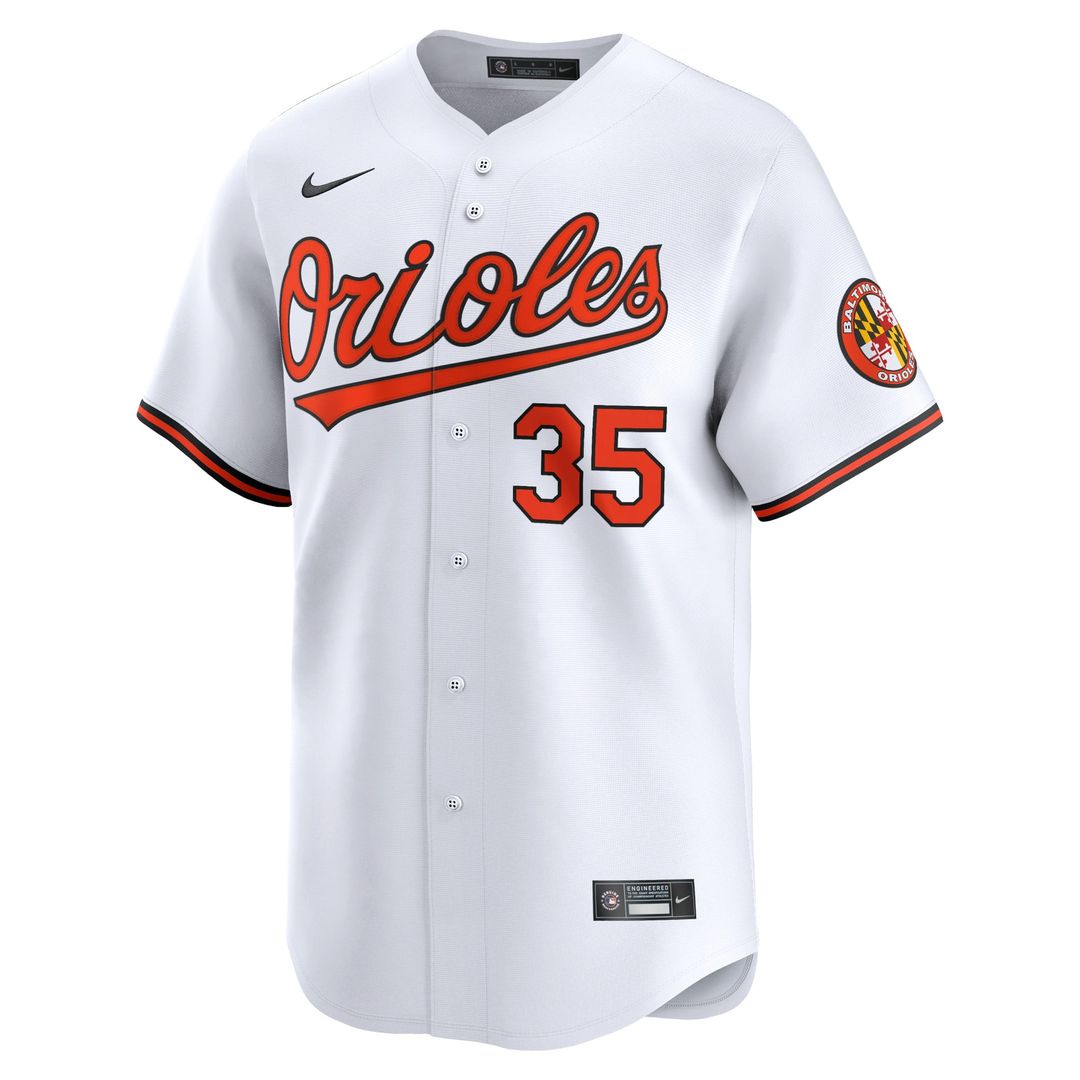 Baltimore Orioles Adley Rutschman Home Limited Jersey (White)
