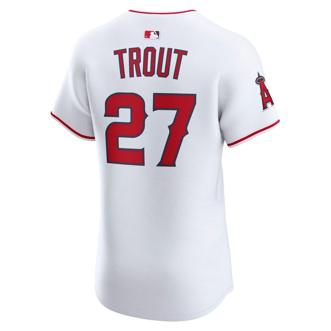 Los Angeles Angels Mike Trout Home ElitePlayer Jersey (White)