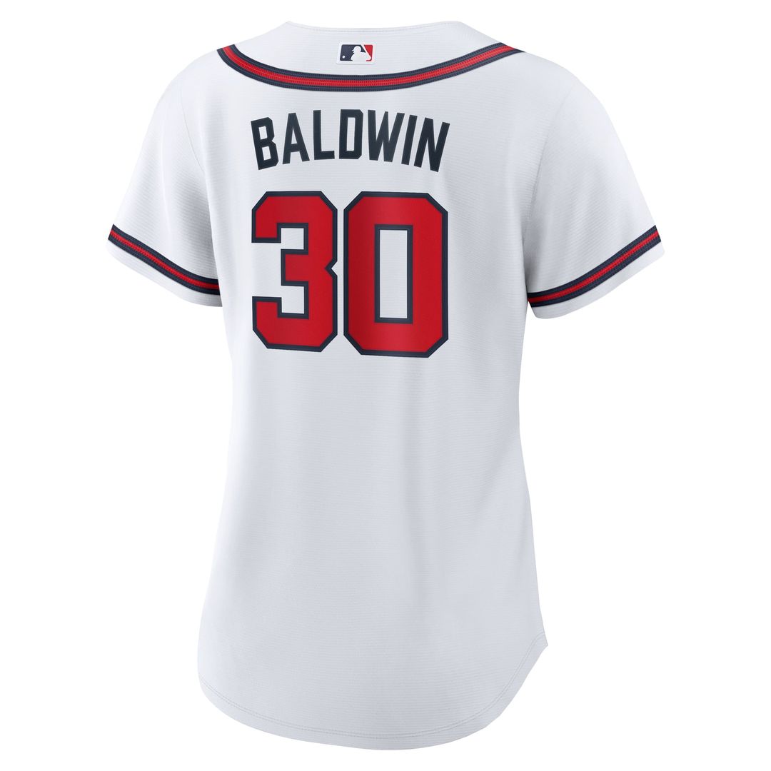 Atlanta Braves Drake Baldwin Women's Home Replica Jersey (White)
