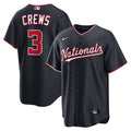 Washington Nationals Dylan Crews Alternate Replica Jersey (Navy)