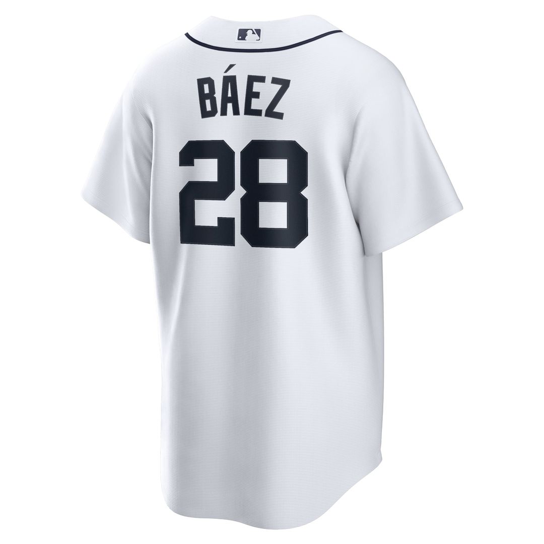 Detroit Tigers Javier Baez Home Replica Jersey (White)