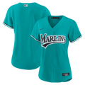 Miami Marlins Women's Alternate Replica Jersey (Teal)