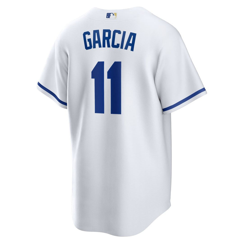 Kansas City Royals Maikel Garcia Home Replica Jersey (White)
