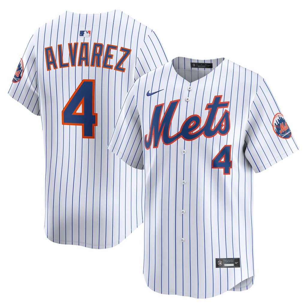 New York Mets Francisco Alvarez Home Limited Jersey (White)