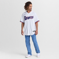 Texas Rangers Wyatt Langford Home Replica Jersey (White)
