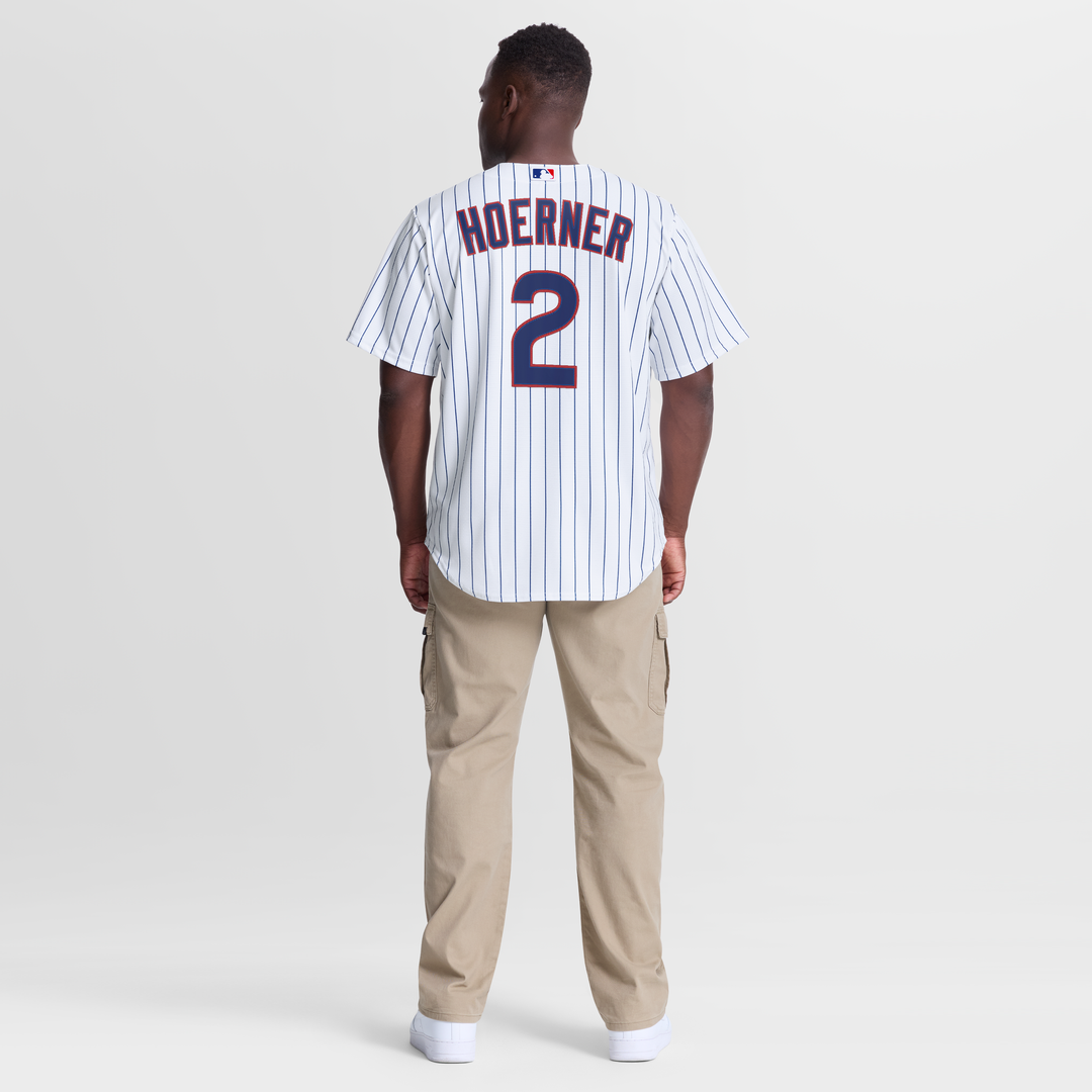 Chicago Cubs Nico Hoerner Home Replica Jersey (White)