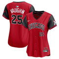 Chicago White Sox Andrew Vaughn Women's 2025 City Connect Limited Jersey (Red/Black)
