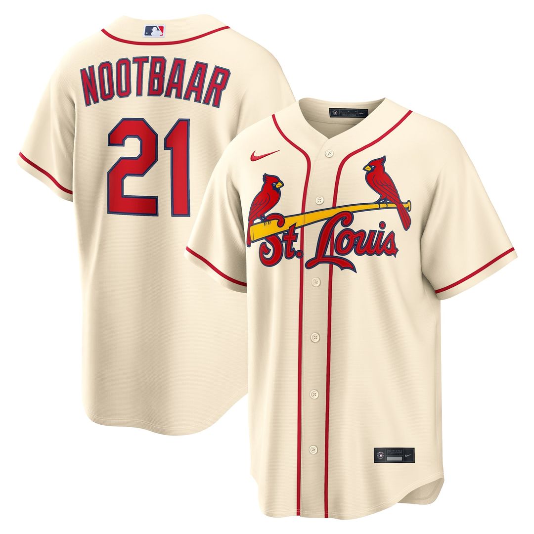 St. Louis Cardinals Lars Nootbaar Alternate Replica Jersey (Cream)
