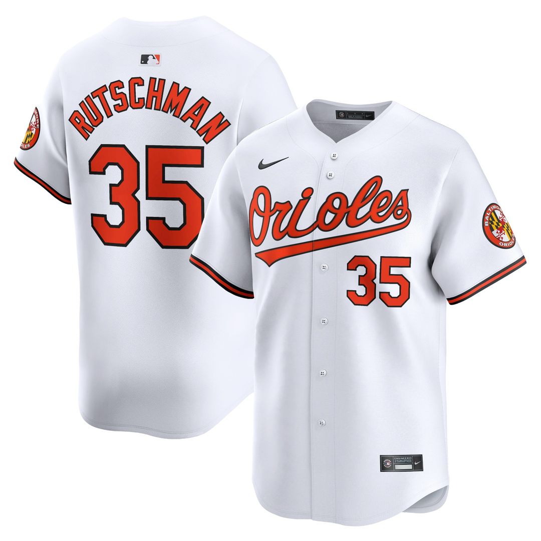 Baltimore Orioles Adley Rutschman Home Limited Jersey (White)
