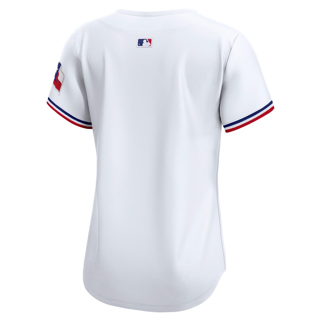 Texas Rangers Women's Home Limited Jersey (White)