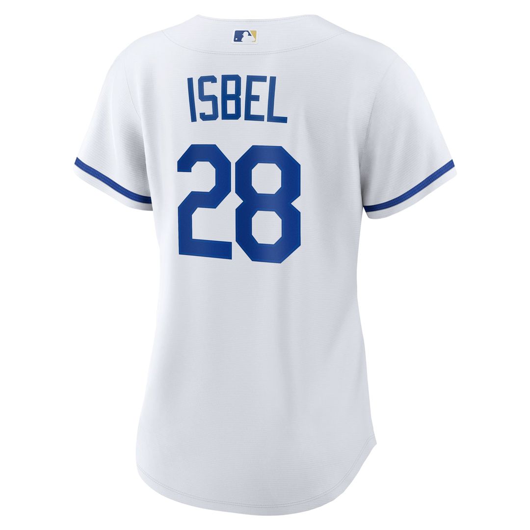 Kansas City Royals Kyle Isbel Women's Home Replica Jersey (White)