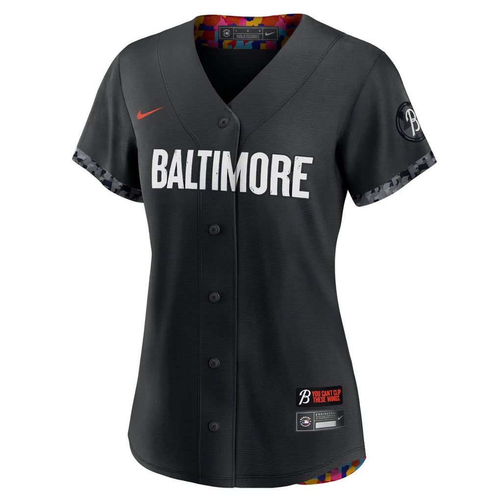 Baltimore Orioles Women's City Connect Replica Jersey (Black)