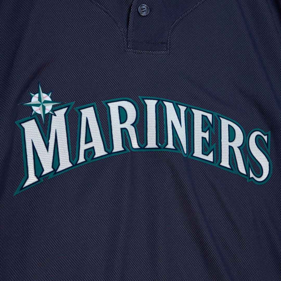 Seattle Mariners Ichiro Suzuki Big & Tall Cooperstown Mesh Batting Practice Jersey (Navy)