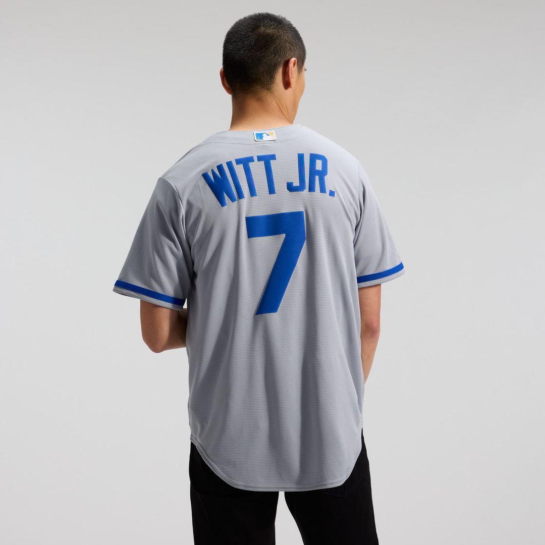 Kansas City Royals Bobby Witt Jr. Road Replica Jersey (Gray)