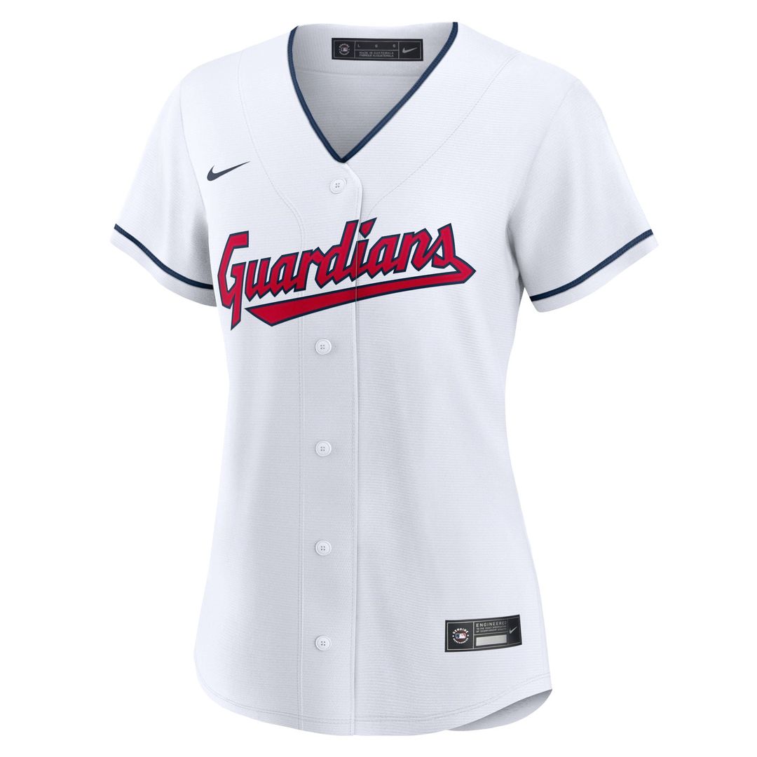 Cleveland Guardians Women's Home Replica Team Jersey (White)