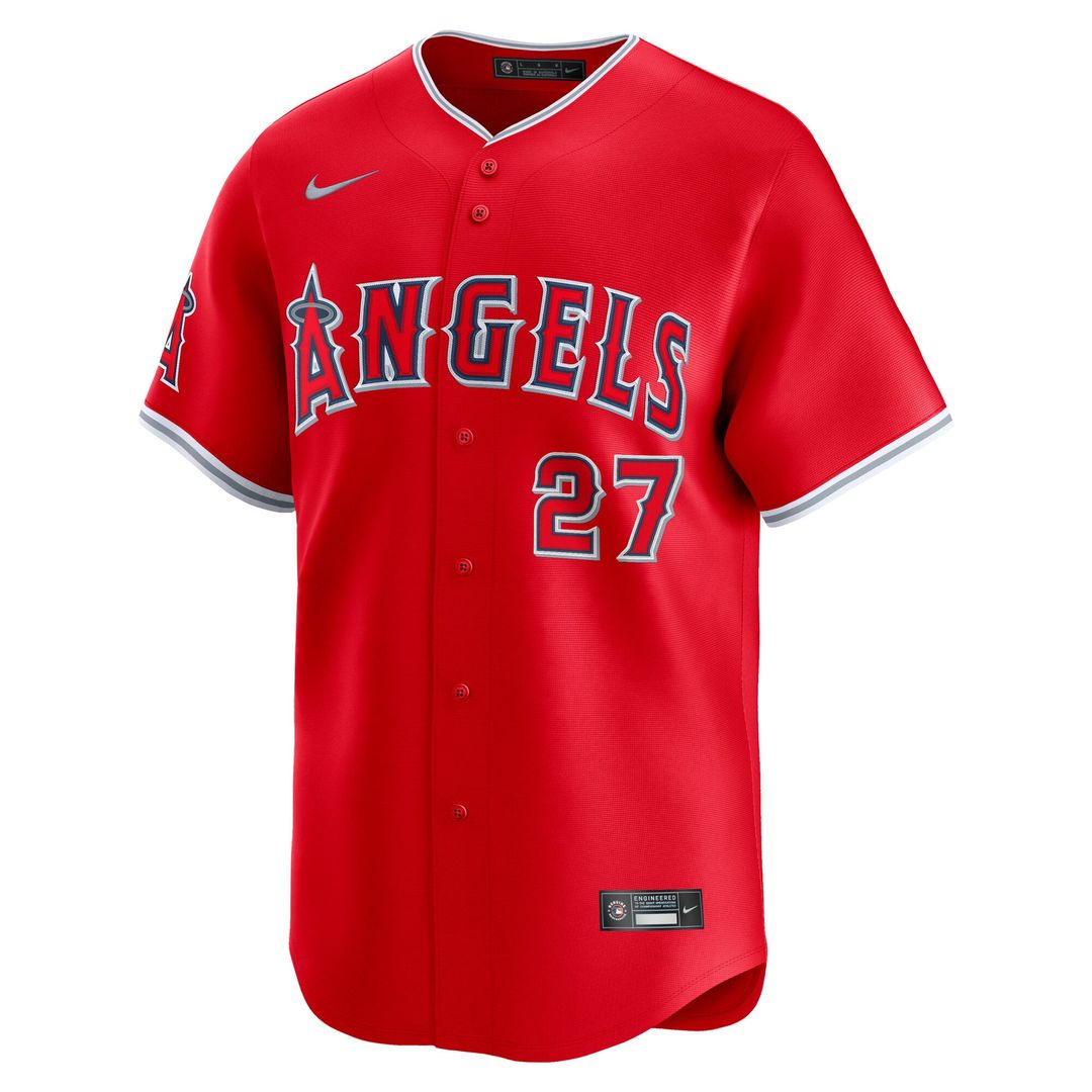 Los Angeles Angels Mike Trout Home Limited Jersey (White)