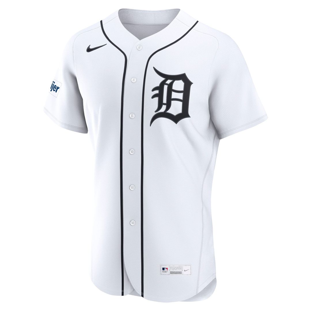 Detroit Tigers Home Authentic Jersey (White)