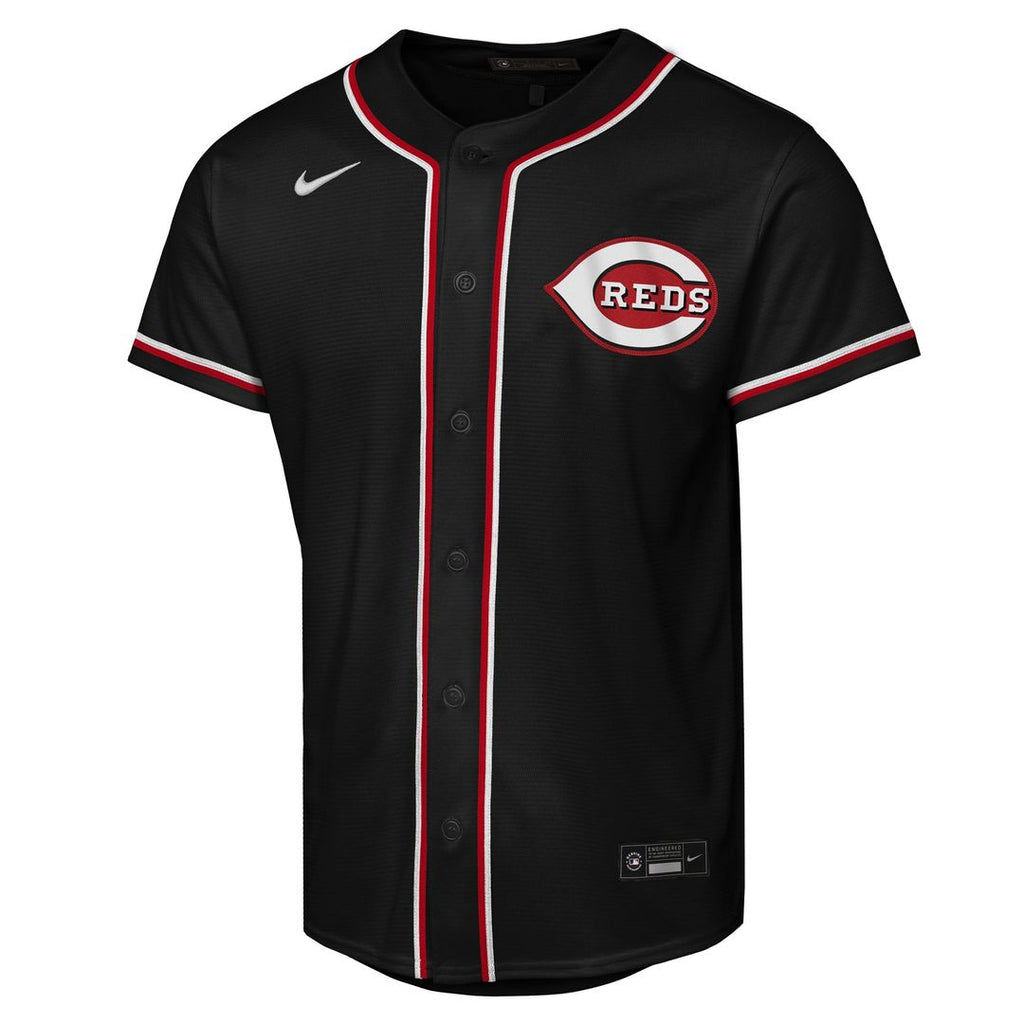 Cincinnati Reds Elly De La Cruz Youth Fashion Replica Jersey (Black)