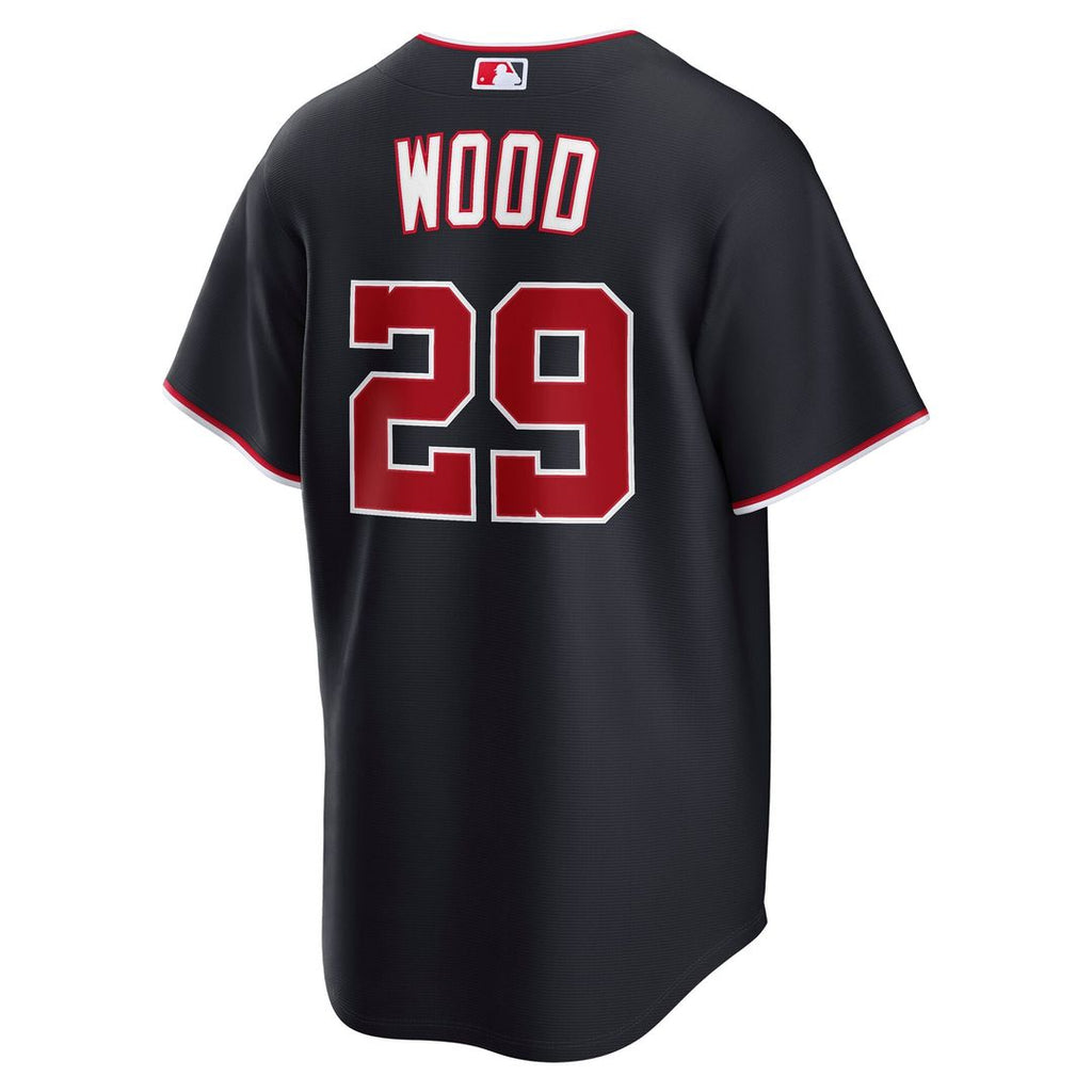 Washington Nationals James Wood Road Replica Jersey (Gray)
