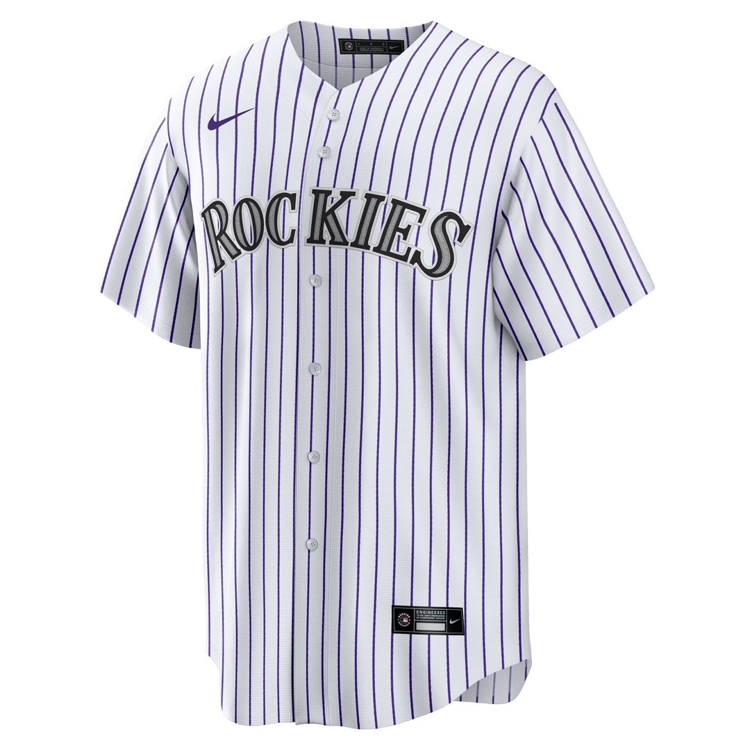 Colorado Rockies Brenton Doyle Home Replica Jersey (White)