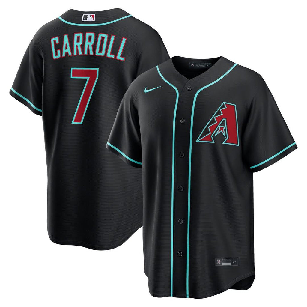 Arizona Diamondbacks Corbin Carroll Alternate Replica Jersey (Black)