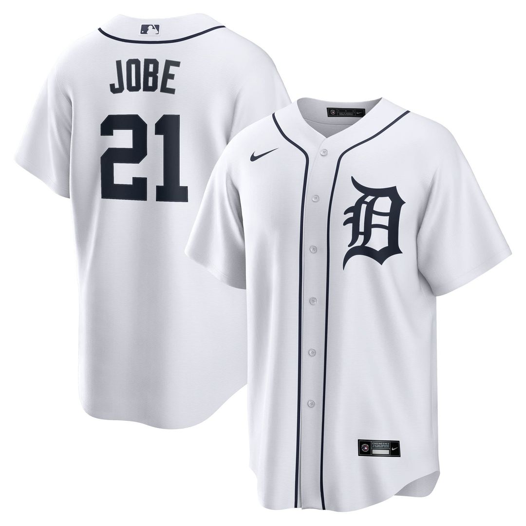 Detroit Tigers Jackson Jobe Home Replica Jersey (White)