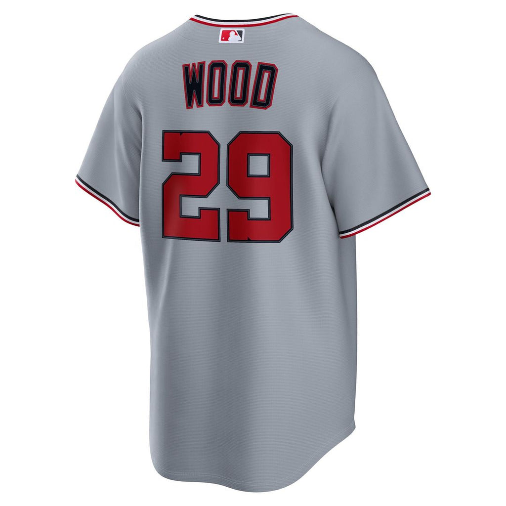 Washington Nationals James Wood Road Replica Jersey (Gray)
