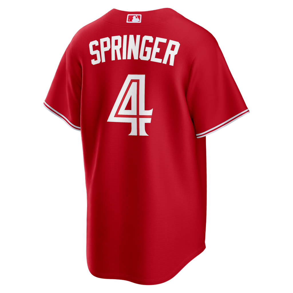 Toronto Blue Jays George Springer Canada Day Replica Jersey (Red)