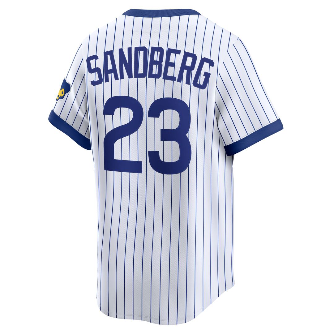 Chicago Cubs Ryne Sandberg Throwback Cooperstown Limited Jersey (White)