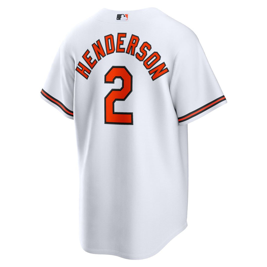 Baltimore Orioles Gunnar Henderson Home Replica Jersey (White)