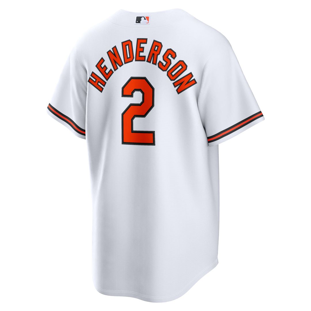 Baltimore Orioles Gunnar Henderson Home Replica Jersey (White)