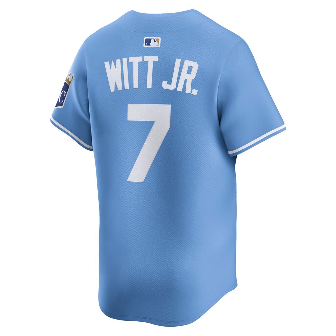 Kansas City Royals Bobby Witt Jr. Alternate Limited Jersey (Light Blue)