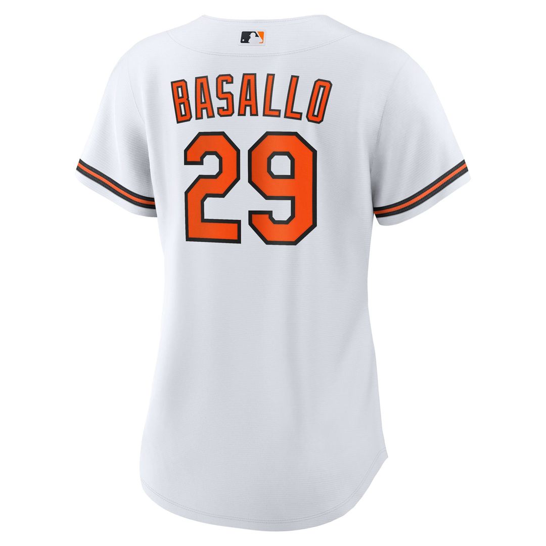 Baltimore Orioles Samuel Basallo Women's Replica Jersey (White)
