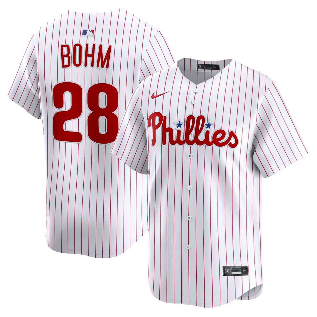 Philadelphia Phillies Alec Bohm Home Limited Jersey (White)