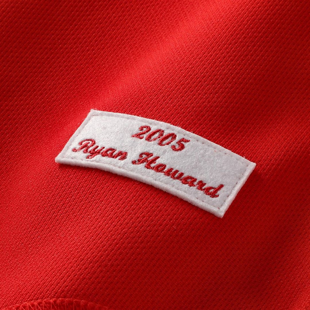 Philadelphia Phillies Ryan Howard Cooperstown Batting Practice Jersey (Red)