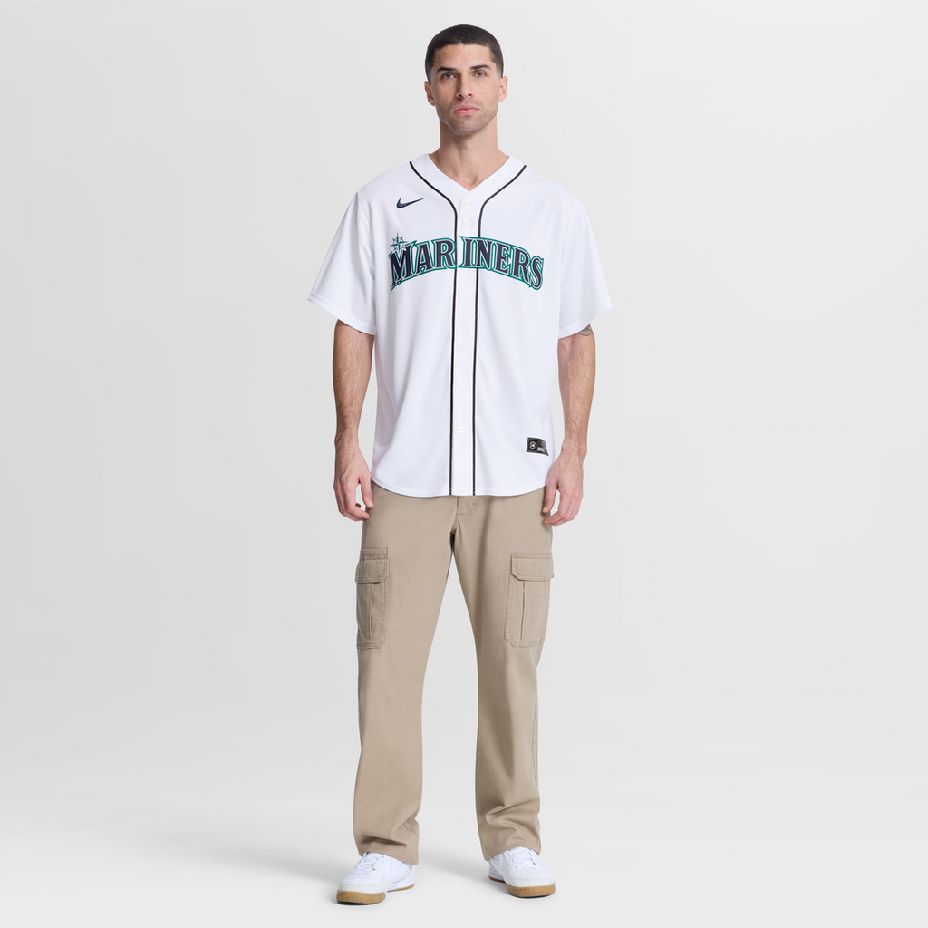 Seattle Mariners Josh Naylor Home Replica Jersey (White)