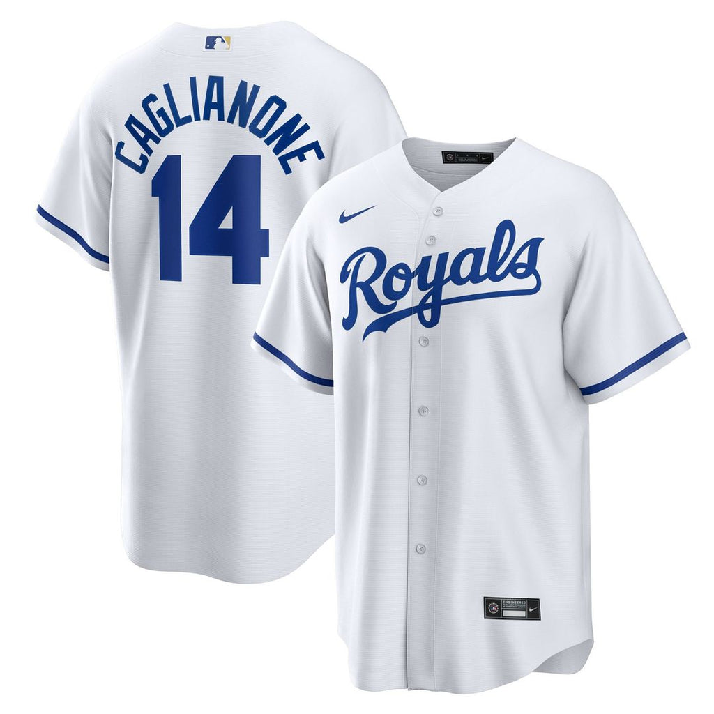 Kansas City Royals Jac Caglianone Home Replica Jersey (White)