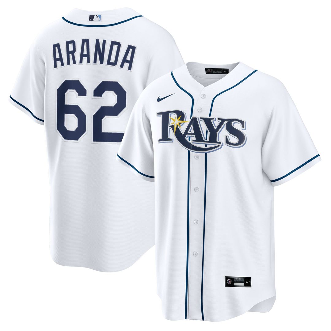 Tampa Bay Rays Jonathan Aranda Home Replica Jersey (White)