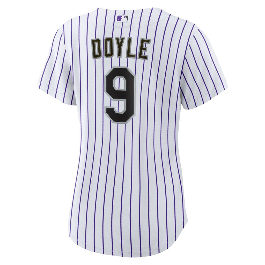Colorado Rockies Brenton Doyle Women's Home Replica Jersey (White)