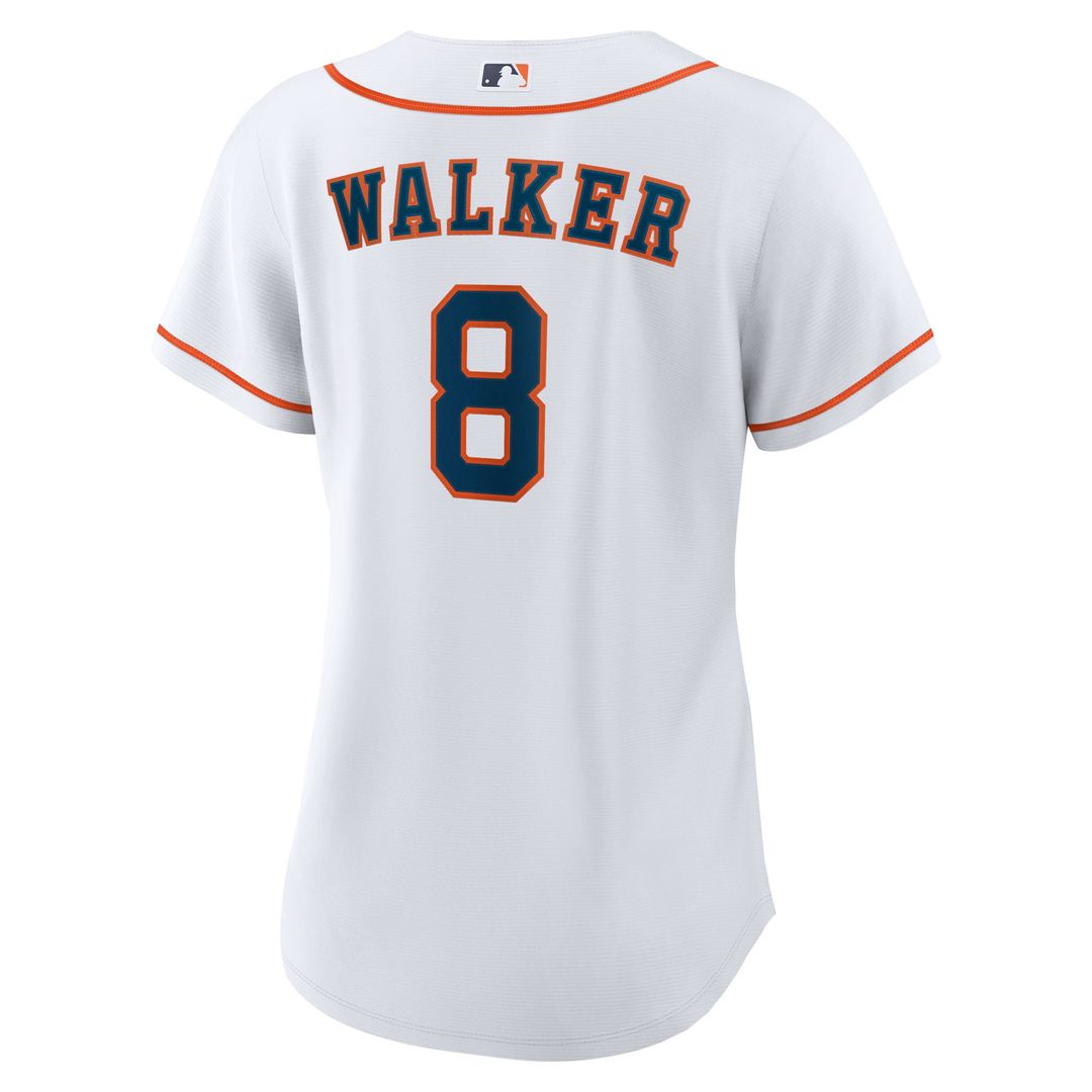 Houston Astros Christian Walker Women's Home Replica Jersey (White)