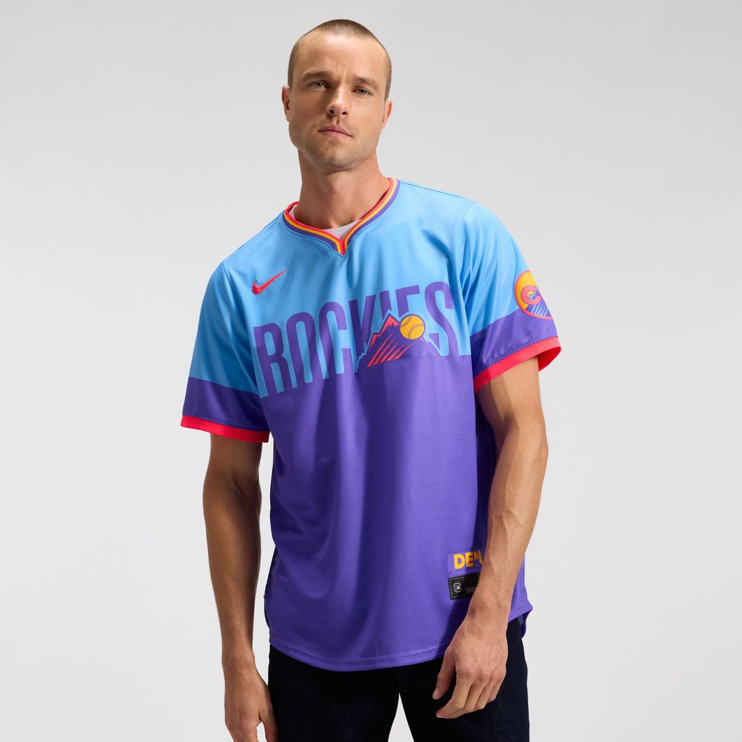 Colorado Rockies 2025 City Connect Limited Jersey (Purple/Light Blue)