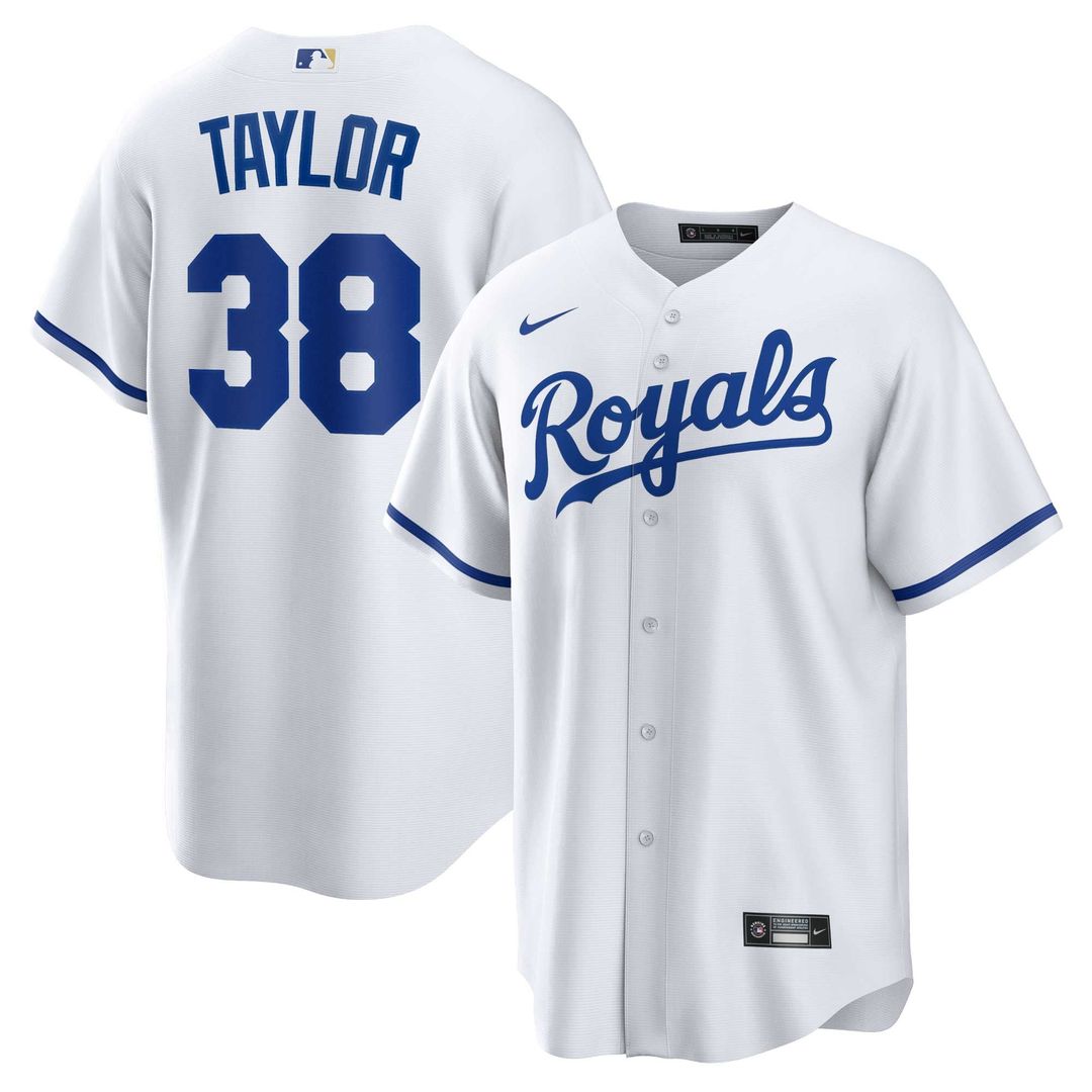 Kansas City Royals Josh Taylor Home Replica Jersey (White)