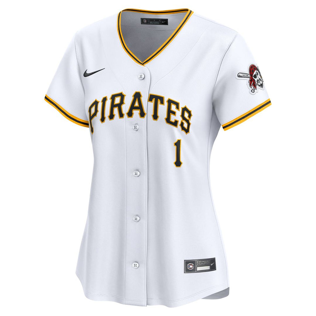 Pittsburgh Pirates Women's #1 Mom Home Limited Jersey (White)
