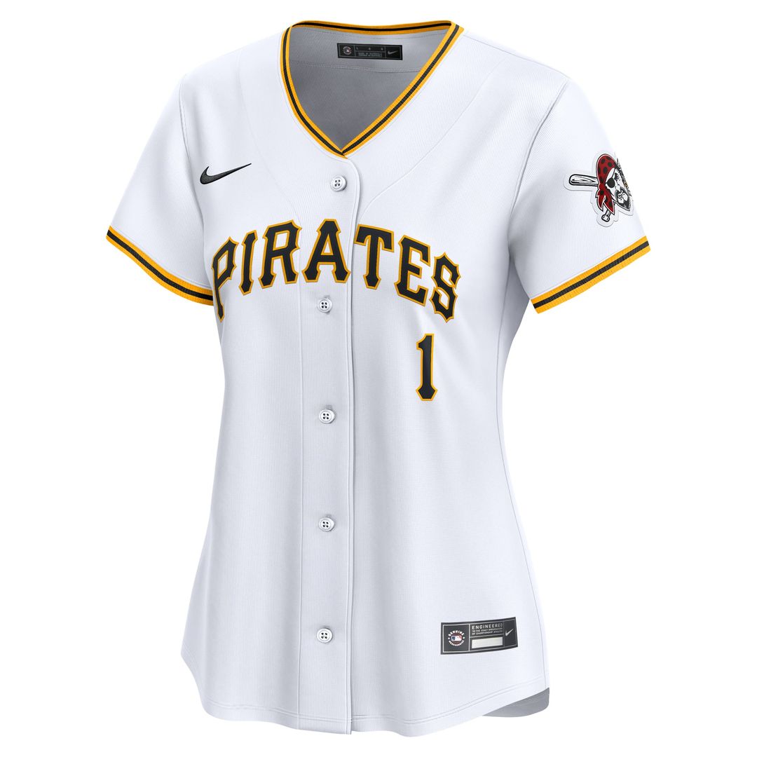 Pittsburgh Pirates Women's #1 Mom Home Limited Jersey (White)