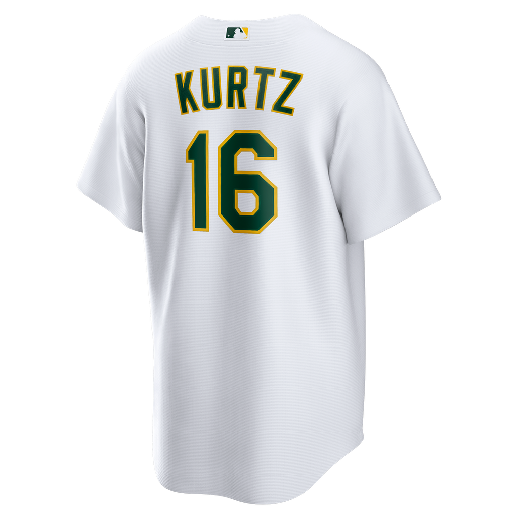 Athletics Nick Kurtz Home Replica Jersey (White)