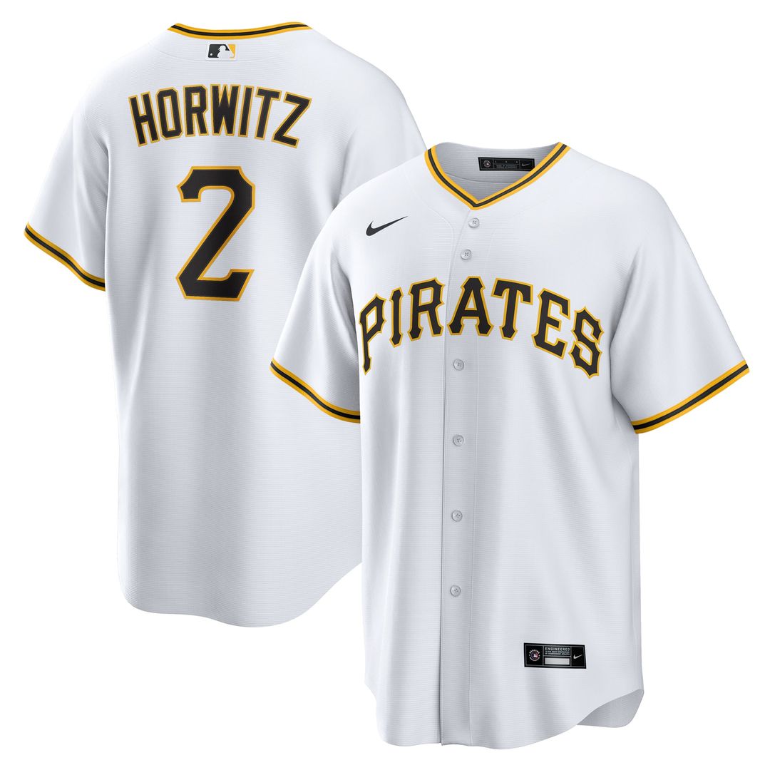 Pittsburgh Pirates Spencer Horwitz Home Replica Jersey (White)