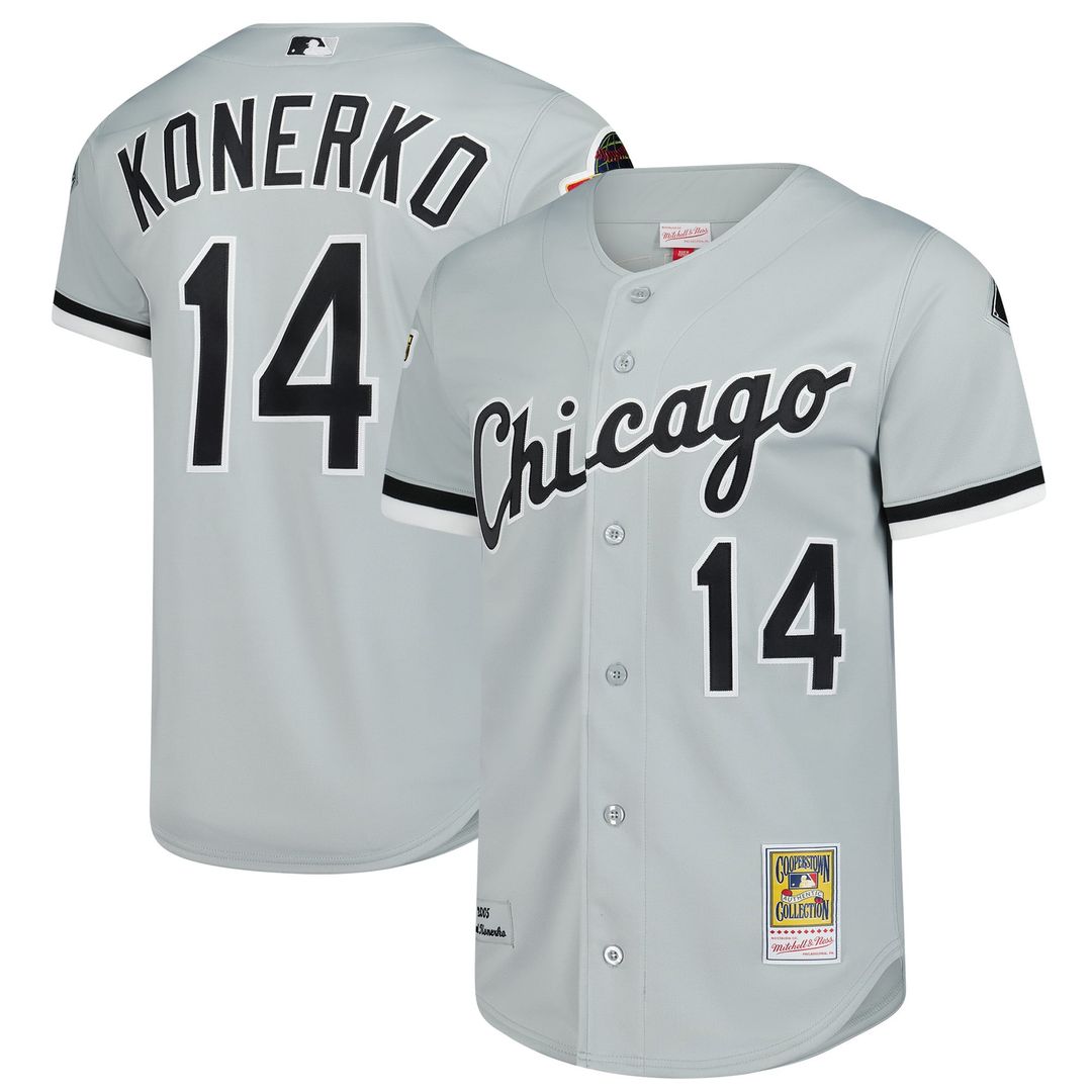 Chicago White Sox Paul Konerko 2005 Cooperstown Authentic Jersey (Gray)